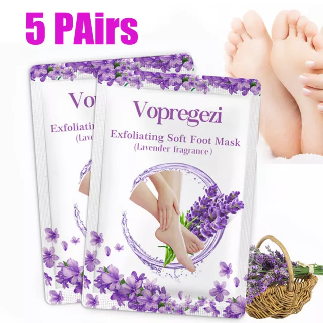 Foot Peeling Mask 1/5 Pair for Baby Soft Smooth Feet Exfoliate Remove Dead Skin 2
