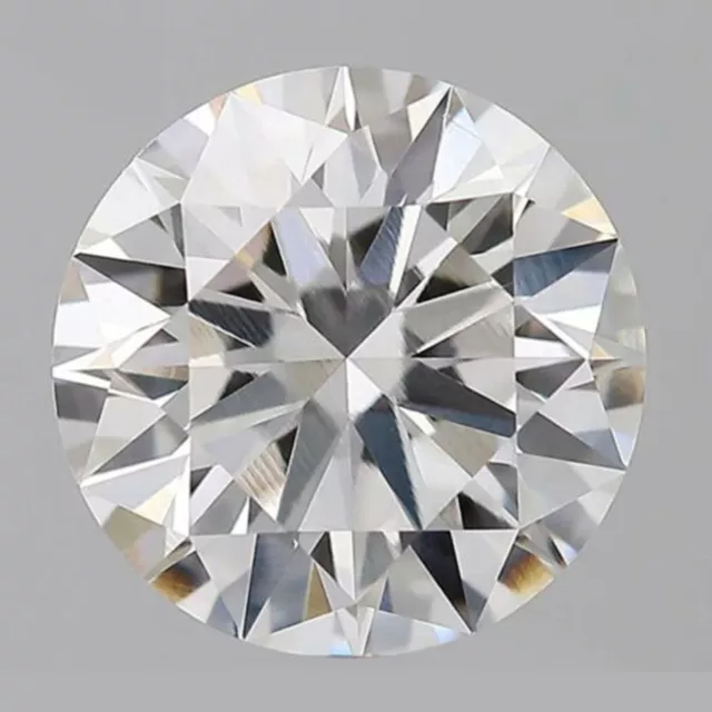Certifié 0.7 Ct. Rond Naturel Coupe GIA Diamant L Couleur VVS1 Pureté