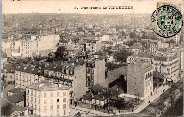 *48056 cpa Panorama de Vincennes