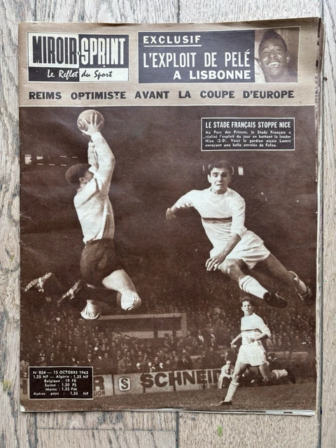 FIGURINA ALBUM PANINI Calciatori 1967/68 di Pelè - Santos ottime