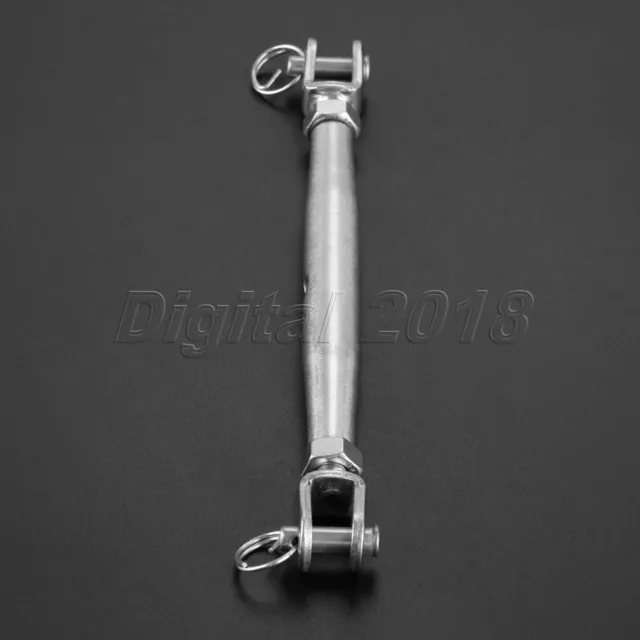 Durable 316 Stainless Steel Jaw/Jaw Closed Body Turnbuckle M8 Marine Equipment