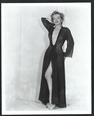 Marilyn Monroe Alluring Black Dress Vintage Original Photo