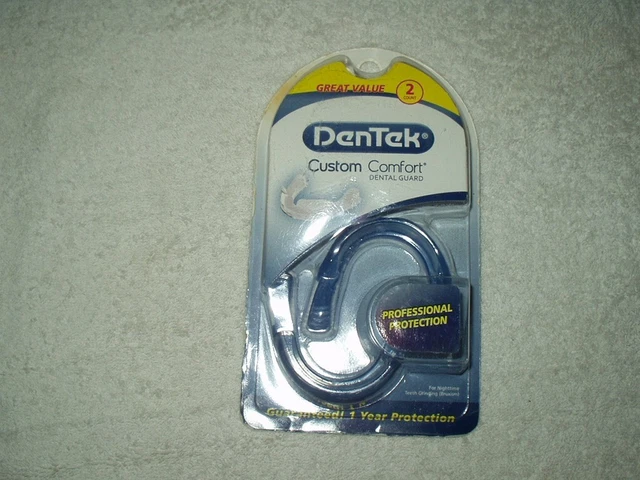Protector Dental Cómodo Personalizado Dentek Para Rechinar Los Dientes Nocturnos Paquete De 2