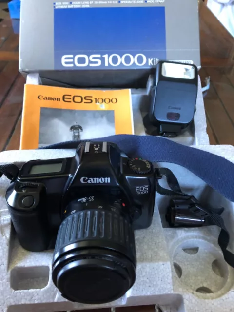 Kit Appareil photo Canon EOS 1000 et Objectif Canon 35-80mm