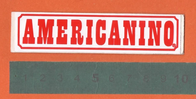 Autocollant Vintage Americanino - Sticker Original Des Années 80 - Neuf