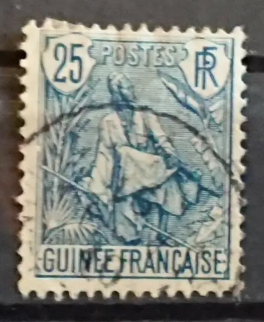 Guinée Colonie Française Timbre N° 25 / Oblitéré / 1904