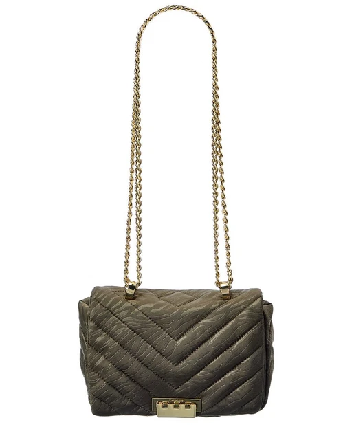 Zac Posen Soft Earthette Mini Chain Shoulder Bag Women's Green