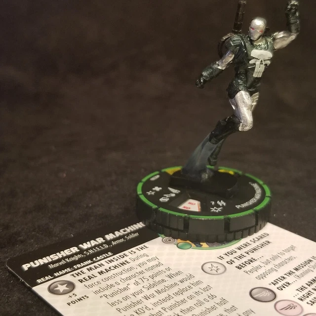 PUNISHER WAR MACHINE - 053b SUPER RARE PRIME - Captain America Avengers Heroclix