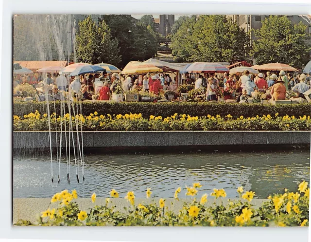 Postcard The Market Place, Lahti, Finland