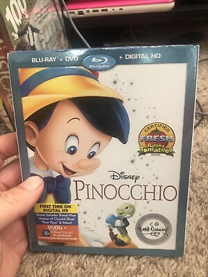 Pinocchio (Blu-ray + DVD 2-Disc Set Signature Collection w Slipcover) New/Sealed