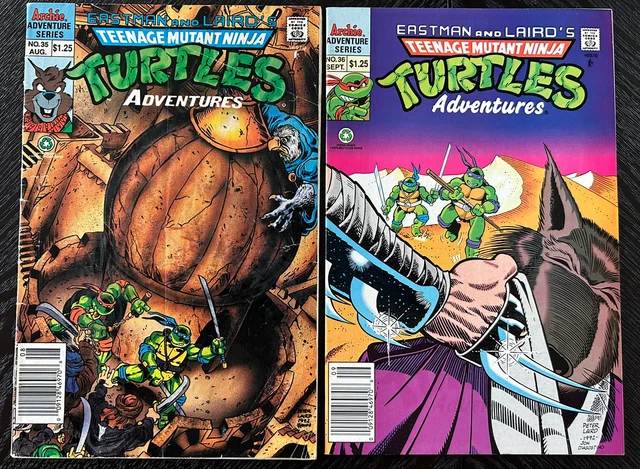 Teenage Mutant Ninja Turtles #35-36. Archie Adventure Series 1992. Black Stone