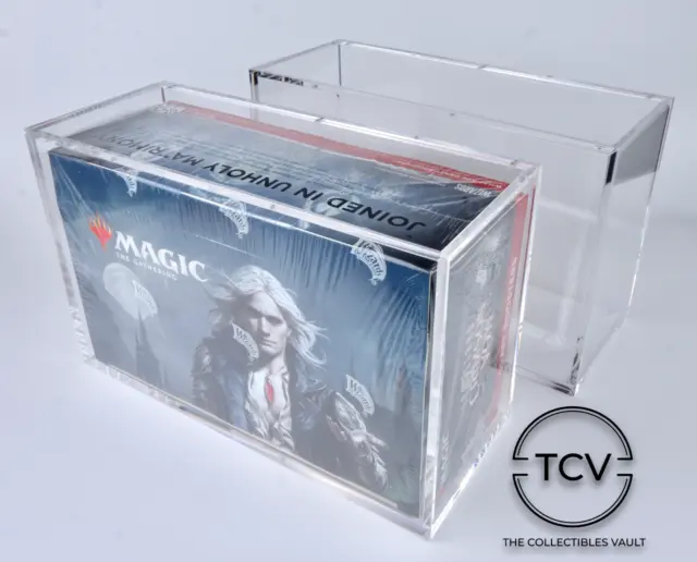 Magic The Gathering Booster Box Acrylic Protective Display Case/MTG trading  card