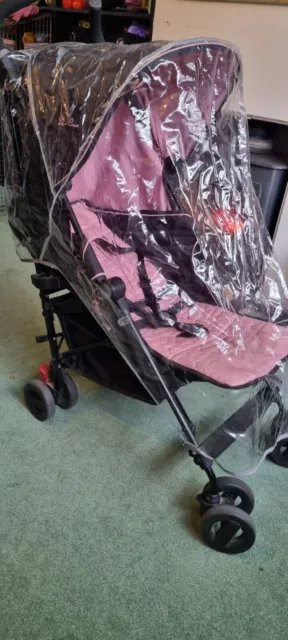 Silvercross zest pink stroller and Raincover