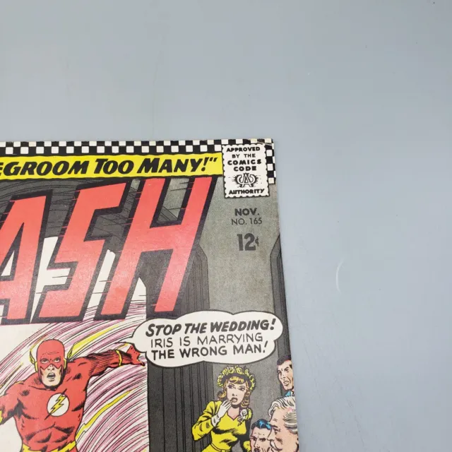 The Flash Vol 1 #165 Nov 1966 One Bridegroom Too Many Illustrated DC Comic Book 5