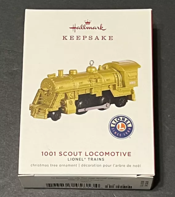2019 Hallmark Lionel Trains 1001 Scout Locomotive Limited Edition NIB