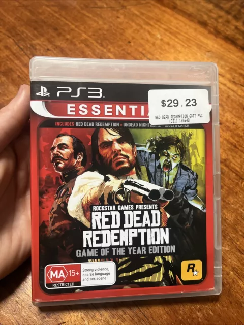 Red Dead Redemption Sony PlayStation 3 PS3 Video Game With Manual