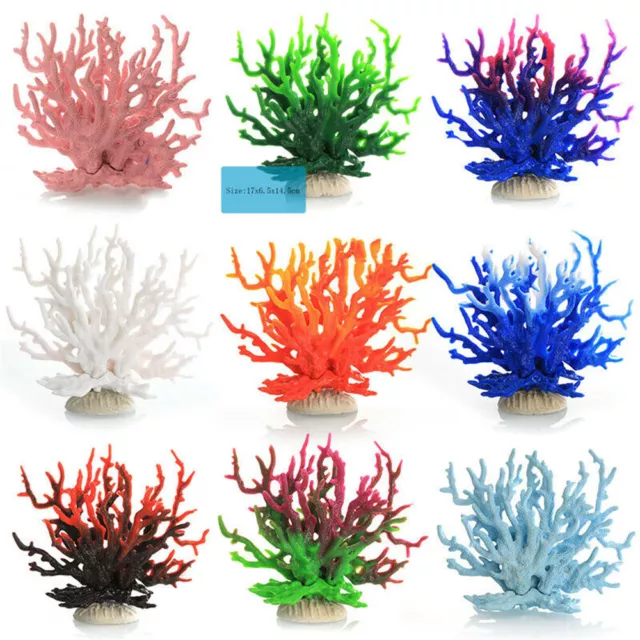 Artificial Fake Coral Fish Tank Ornament Plant Aquarium Decoration Landscape