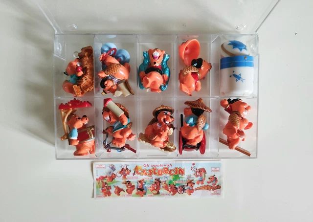 Kinder Ferrero I Castorcin Serie Completa Sorpresine Ovetto Kinder Anni 90 Ita