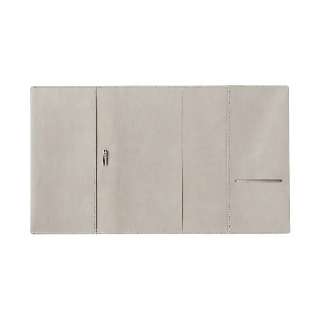 MUJI Notebook cover for B6 Slim size Light gray