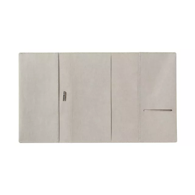 MUJI Notebook cover for B6 Slim size Light gray