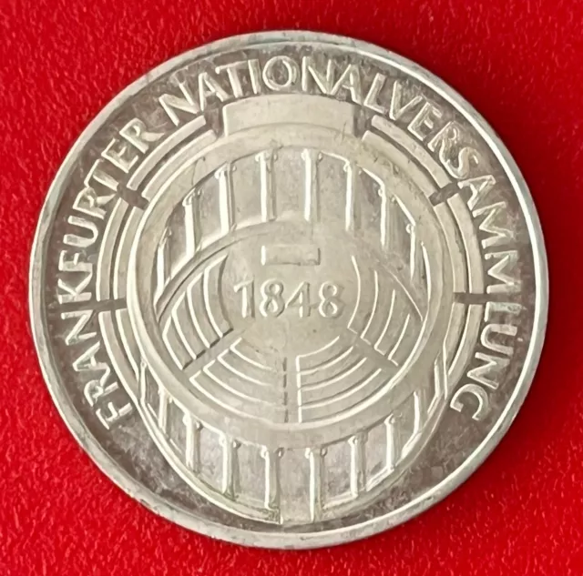 5 DM Silbermünze  125. Jahrestag der Frankfurter Nationalversammlung 1848 - 1973