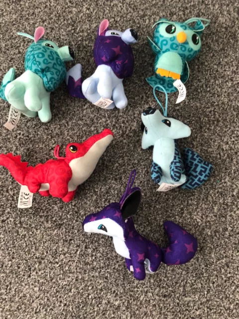 MCDONALDS ANIMAL JAM Plush Toys Coyote Red Panda 3.20