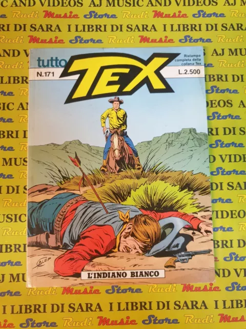 FUMETTO comics Tutto TEX n° 171 ristampa L'INDIANO BIANCO Sergio Bonelli (FU8)