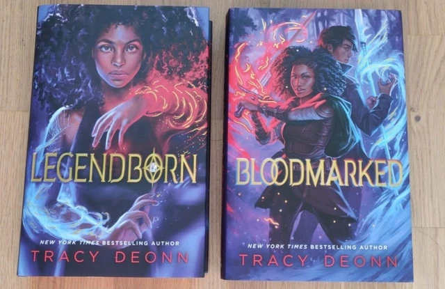 FAIRYLOOT THE LEGENDBORN Cycle Bloodmarked Tracy Deonn Signed Sprayed ...