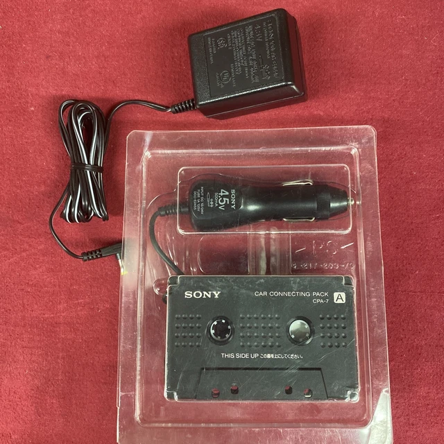 SONY WALKMAN CAR Connecting Pack CPA-7 Cassette Adapter MP3 CD Genuine