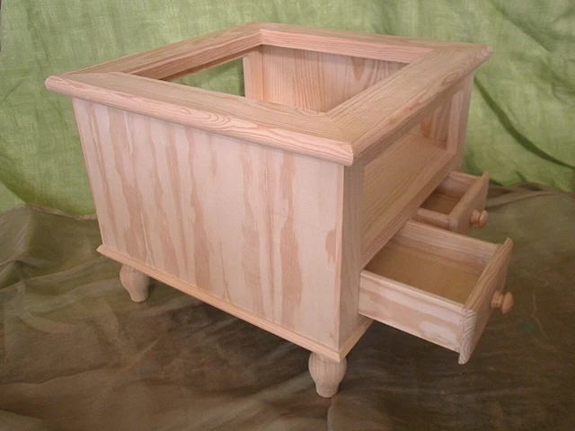 Mesa De Centro La Ibérica - Madera Maciza, Pies Curvos, Largo 90 Cm, Fabricada En España