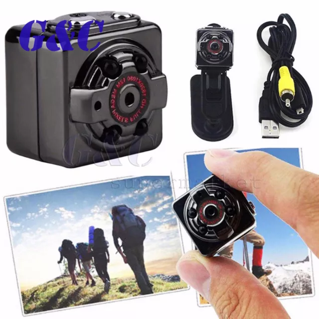 SQ8 Mini DV Camera 1080P Full HD Car Sports IR Night Vision DVR Recorder NEW