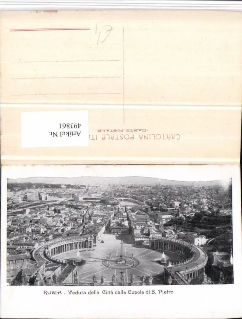 493861,Vatican Vatikan Veduta della Citta dalla Cupola di S. Pietro Platz