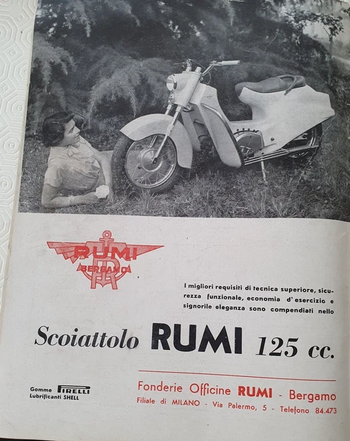 MOTO RUMI SCOIATTOLO - Advert Pubblicita' D'epoca Advertis Adv-Mtc EUR ...