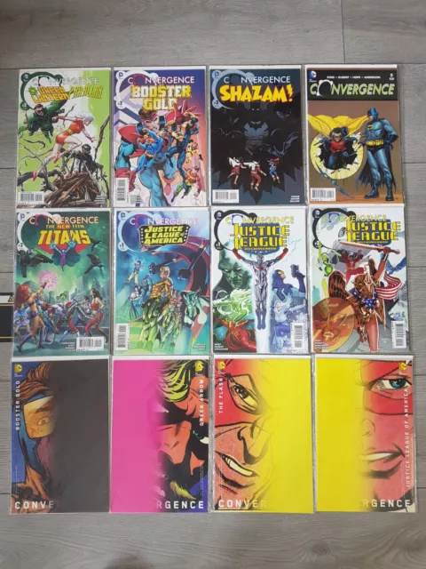 DC 12X Mix Of DC Comics Convergence Big Job Lot Bundle Comic Books