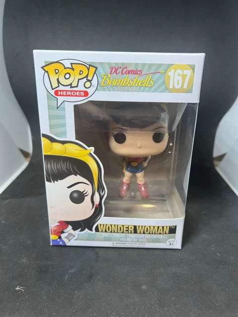 Funko POP! Heroes DC Comics: Bombshells Wonder Woman #167 Vinyl Figure