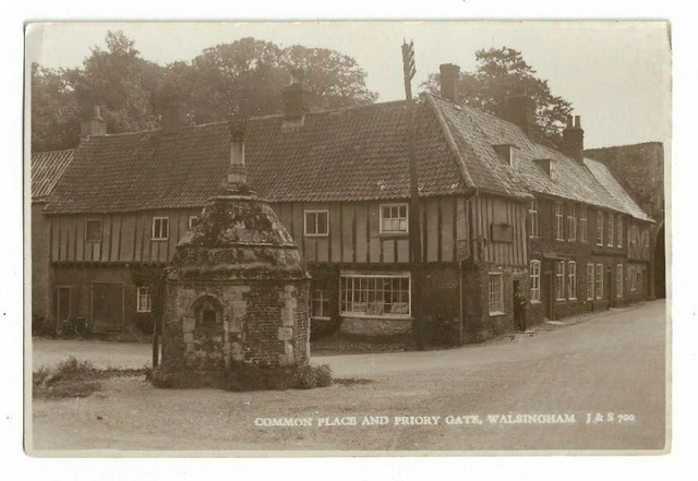 Walsingham, Gemeinplatz und Priorator. Jarrolds' Chrom Fotoserie Postkarte