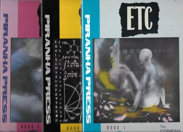 Etc Graphic Novel Lot Of 3 - #1 #2 #4 (Nm-) Piranha Press