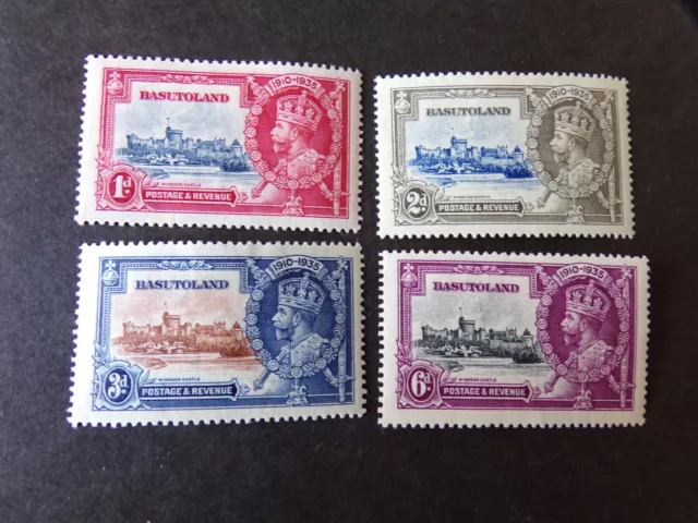 Basutoland -   George VI 1935 Silver Jubilee Set  Mounted Mint