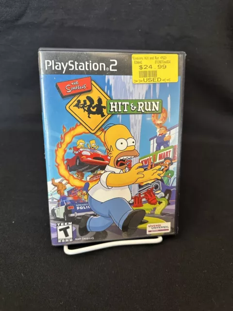 The Simpsons Hit & Run (Playstation 2/PS2) Case And Manual Only ~ NO GAME!