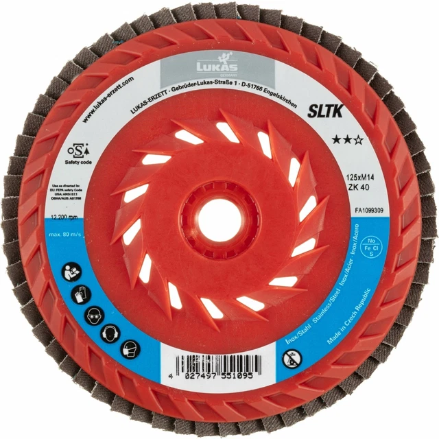 125mm Disco Di Lucidatura Non Tessuto 125x22,2mm Grana 120 - Foto 12