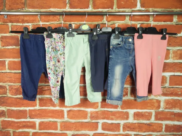 Baby Girl Bundle Age 6-9 Months Next H&M Adidas Jeans Leggings Denim Floral 74Cm