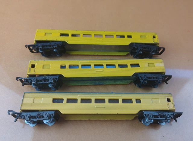 N GAUGE AMERICAN Outline Lone Star Rake of 3 Coaches in Metal [B08] £5. ...