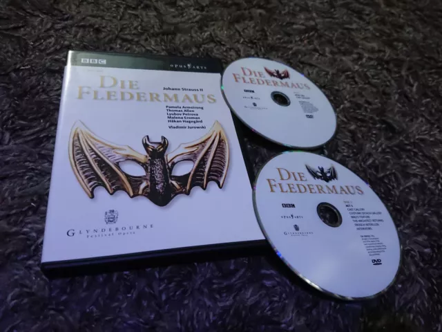 J. Strauss II: Die Fledermaus -- Glyndebourne (DVD, 2004) 2 Disc Set, Opus Arte