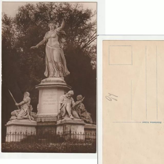 AK Postkarte -  Basel Stadt / St. Jakobsdenkmal - A01S32