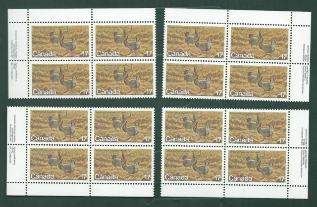 Canada # 854 - Match set MNH + 2 se-tenant singles + FDC - Endangered Wildlife