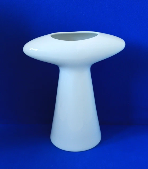 XL ROSENTHAL VASE Platt Young Studioline Porzellan weiß 28 cm groß EUR