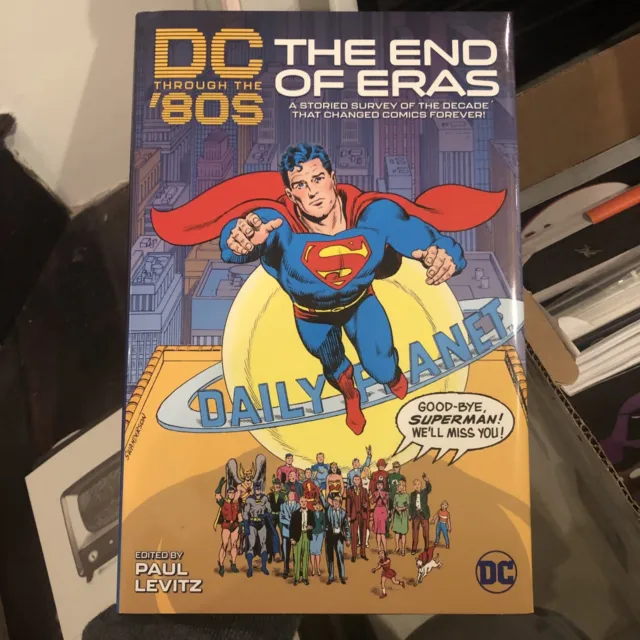 DC Through the 80s: The End of Eras by Paul Levitz (English) Hardcover Book