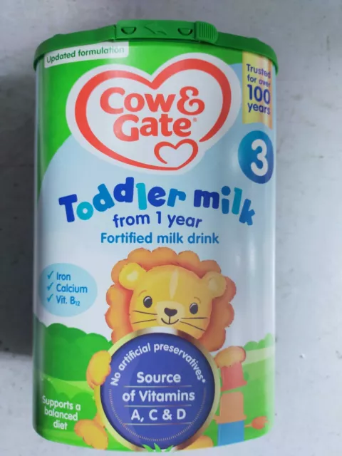 Cow & Gate 3 Growing Up Milk Formula 1 2 Years