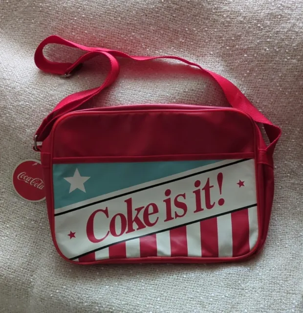 Coke Messenger / Shoulder Bag Classic Coke Rare Retro New With Tags