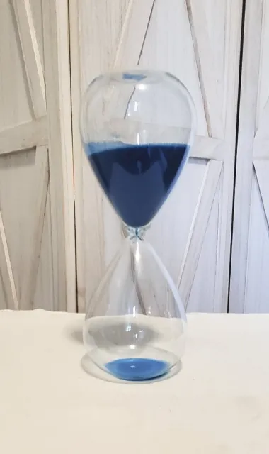 60 Minute Hourglass Timer 1 Hour Blue Sand in Glass or Replacement